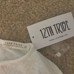 Size large | 12th Tribe | Primrose Long Sleeve Lace Mini Dress | NEW with tag